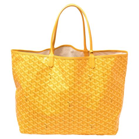 goyard yellow shopping bag|goyard most expensive bag.